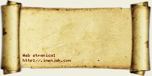 Jana Velebit vizit kartica